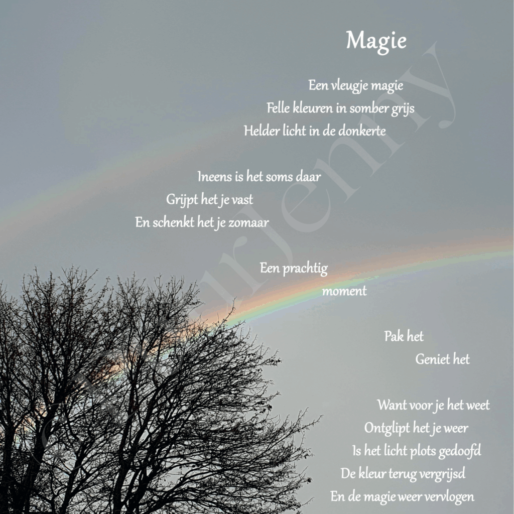 Beeldgedicht Magie